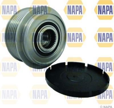 NAPA NOP1049 - Pulley, alternator, freewheel clutch www.autospares.lv