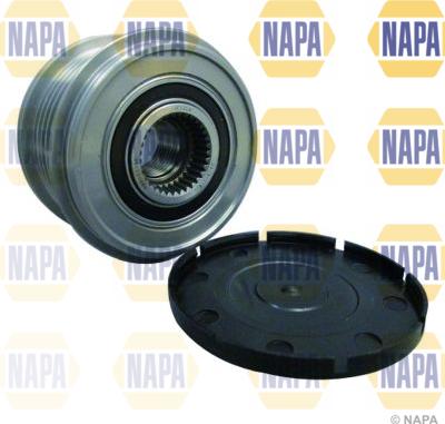 NAPA NOP1086 - Pulley, alternator, freewheel clutch www.autospares.lv