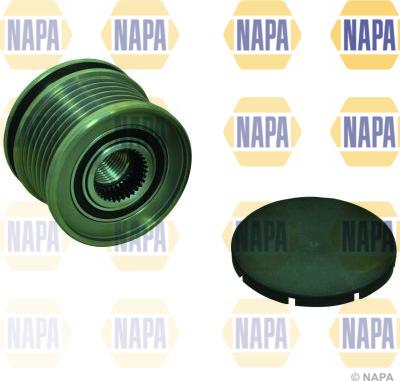 NAPA NOP1078 - Pulley, alternator, freewheel clutch www.autospares.lv