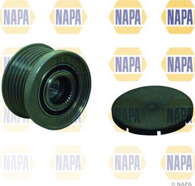 NAPA NOP1106 - Piedziņas skriemelis, Ģenerators www.autospares.lv