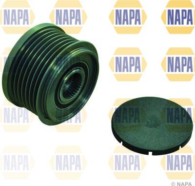 NAPA NOP1107 - Piedziņas skriemelis, Ģenerators www.autospares.lv