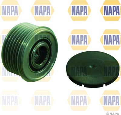 NAPA NOP1135 - Pulley, alternator, freewheel clutch www.autospares.lv