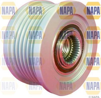 NAPA NOP1124 - Pulley, alternator, freewheel clutch www.autospares.lv