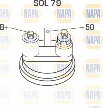 NAPA NSM1397 - Starteris www.autospares.lv