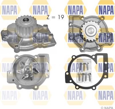 NAPA NWP1440 - Ūdenssūknis autospares.lv