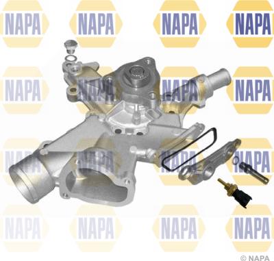 NAPA NWP1550 - Водяной насос www.autospares.lv