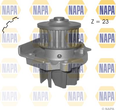 NAPA NWP1501 - Ūdenssūknis autospares.lv