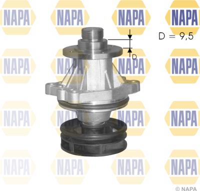 NAPA NWP1093 - Ūdenssūknis www.autospares.lv