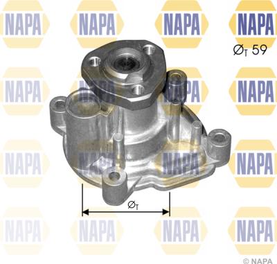 NAPA NWP1041 - Ūdenssūknis www.autospares.lv