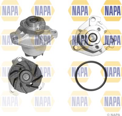 NAPA NWP1018 - Водяной насос www.autospares.lv