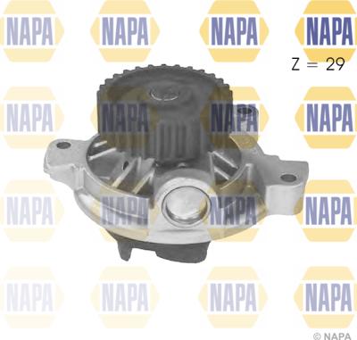 NAPA NWP1013 - Ūdenssūknis www.autospares.lv