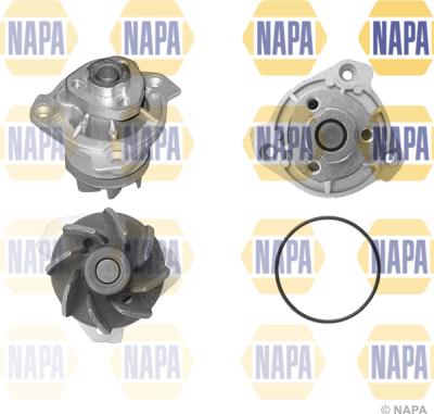 NAPA NWP1035 - Водяной насос www.autospares.lv