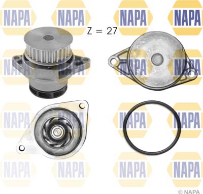 NAPA NWP1033 - Ūdenssūknis www.autospares.lv