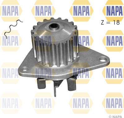 NAPA NWP1146 - Ūdenssūknis www.autospares.lv