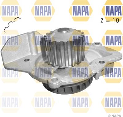 NAPA NWP1155 - Ūdenssūknis www.autospares.lv