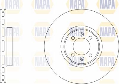 NAPA PBD8423 - Bremžu diski www.autospares.lv