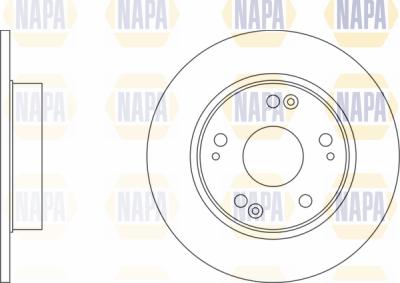 NAPA PBD8476 - Bremžu diski www.autospares.lv