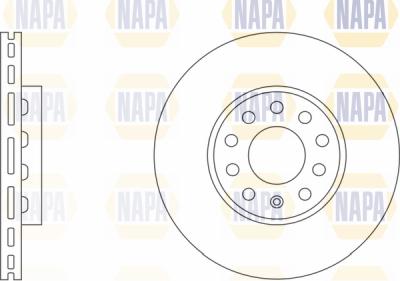 NAPA PBD8525 - Brake Disc www.autospares.lv