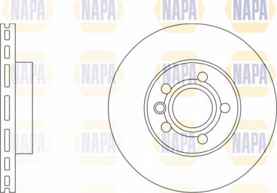 NAPA PBD8043 - Тормозной диск www.autospares.lv