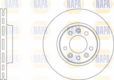 NAPA PBD8013 - Bremžu diski www.autospares.lv