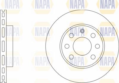 NAPA PBD8029 - Тормозной диск www.autospares.lv