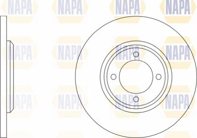 NAPA PBD8070 - Bremžu diski www.autospares.lv