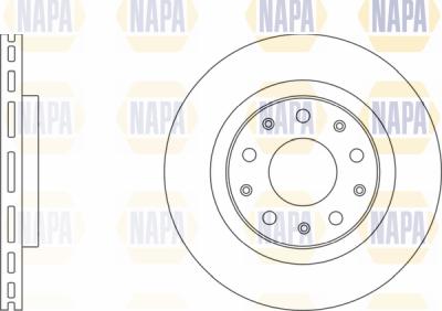 NAPA PBD8159 - Brake Disc www.autospares.lv