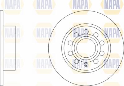 NAPA PBD8397 - Brake Disc www.autospares.lv