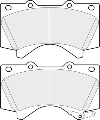 NAPA PBP7955 - Brake Pad Set, disc brake www.autospares.lv