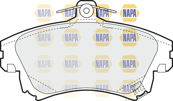 NAPA PBP7984 - Brake Pad Set, disc brake www.autospares.lv