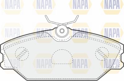 NAPA PBP7462 - Brake Pad Set, disc brake www.autospares.lv