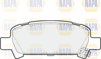 NAPA PBP7418 - Brake Pad Set, disc brake www.autospares.lv