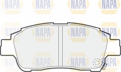 NAPA PBP7597 - Brake Pad Set, disc brake www.autospares.lv