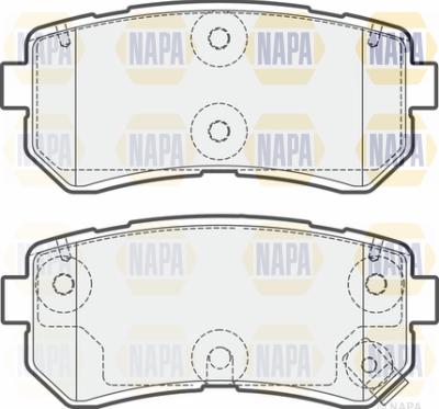 NAPA PBP7546 - Brake Pad Set, disc brake www.autospares.lv