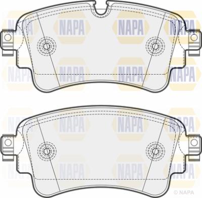 NAPA PBP7518 - Bremžu uzliku kompl., Disku bremzes www.autospares.lv