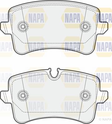 NAPA PBP7513 - Brake Pad Set, disc brake www.autospares.lv