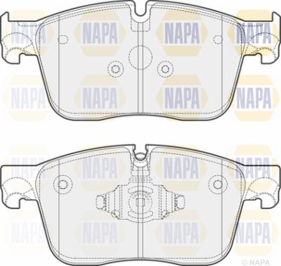 NAPA PBP7694 - Bremžu uzliku kompl., Disku bremzes www.autospares.lv