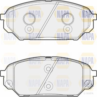 NAPA PBP7697 - Bremžu uzliku kompl., Disku bremzes www.autospares.lv