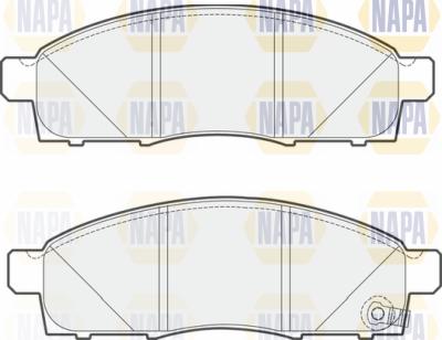 NAPA PBP7615 - Bremžu uzliku kompl., Disku bremzes www.autospares.lv