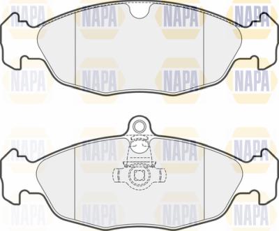 NAPA PBP7636 - Brake Pad Set, disc brake www.autospares.lv