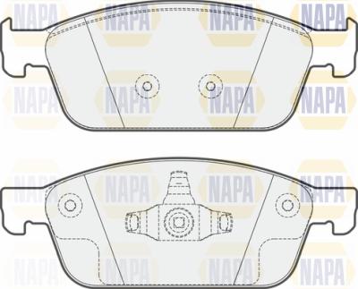 NAPA PBP7090 - Brake Pad Set, disc brake www.autospares.lv