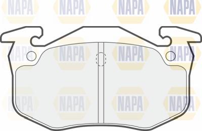 NAPA PBP7004 - Brake Pad Set, disc brake www.autospares.lv