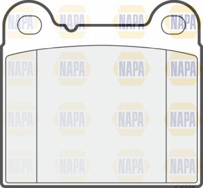 NAPA PBP7005 - Brake Pad Set, disc brake www.autospares.lv