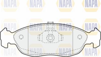 NAPA PBP7015 - Brake Pad Set, disc brake www.autospares.lv