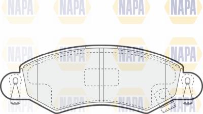 NAPA PBP7084 - Brake Pad Set, disc brake www.autospares.lv