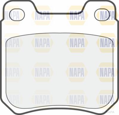 NAPA PBP7074 - Тормозные колодки, дисковые, комплект www.autospares.lv