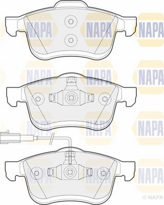 NAPA PBP7192 - Brake Pad Set, disc brake www.autospares.lv