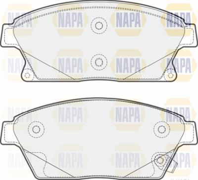 NAPA PBP7129 - Brake Pad Set, disc brake www.autospares.lv