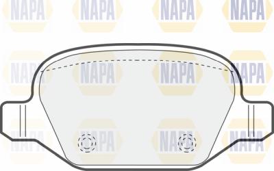 NAPA PBP7179 - Bremžu uzliku kompl., Disku bremzes www.autospares.lv