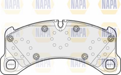 NAPA PBP7359 - Bremžu uzliku kompl., Disku bremzes www.autospares.lv